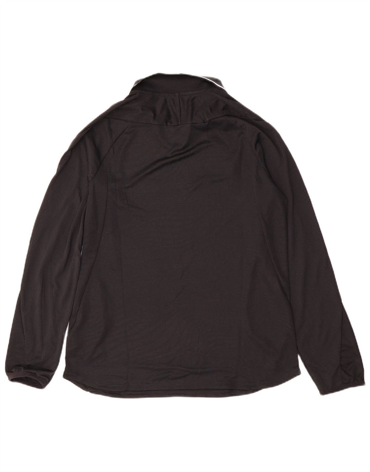 Maglia Nike Dri Fit da uomo a manica lunga piccola in poliestere nero