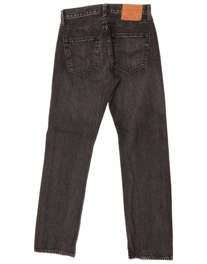 Levi's Uomo 501 Jeans dritti W27 L30 Cotone grigio
