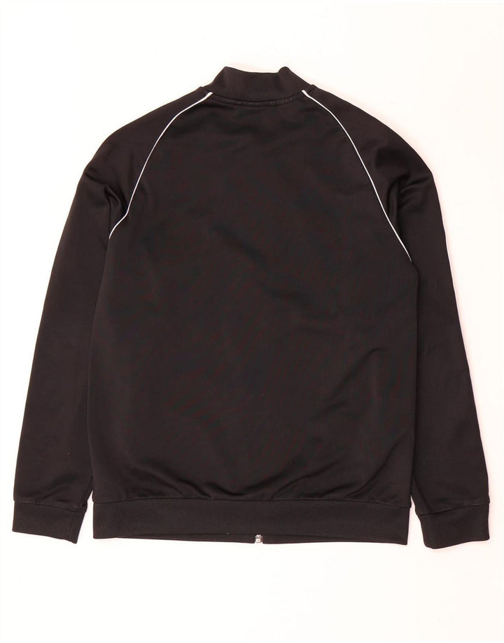 Giacca Top della tuta da ragazzo Adidas 12-13 anni in poliestere nero