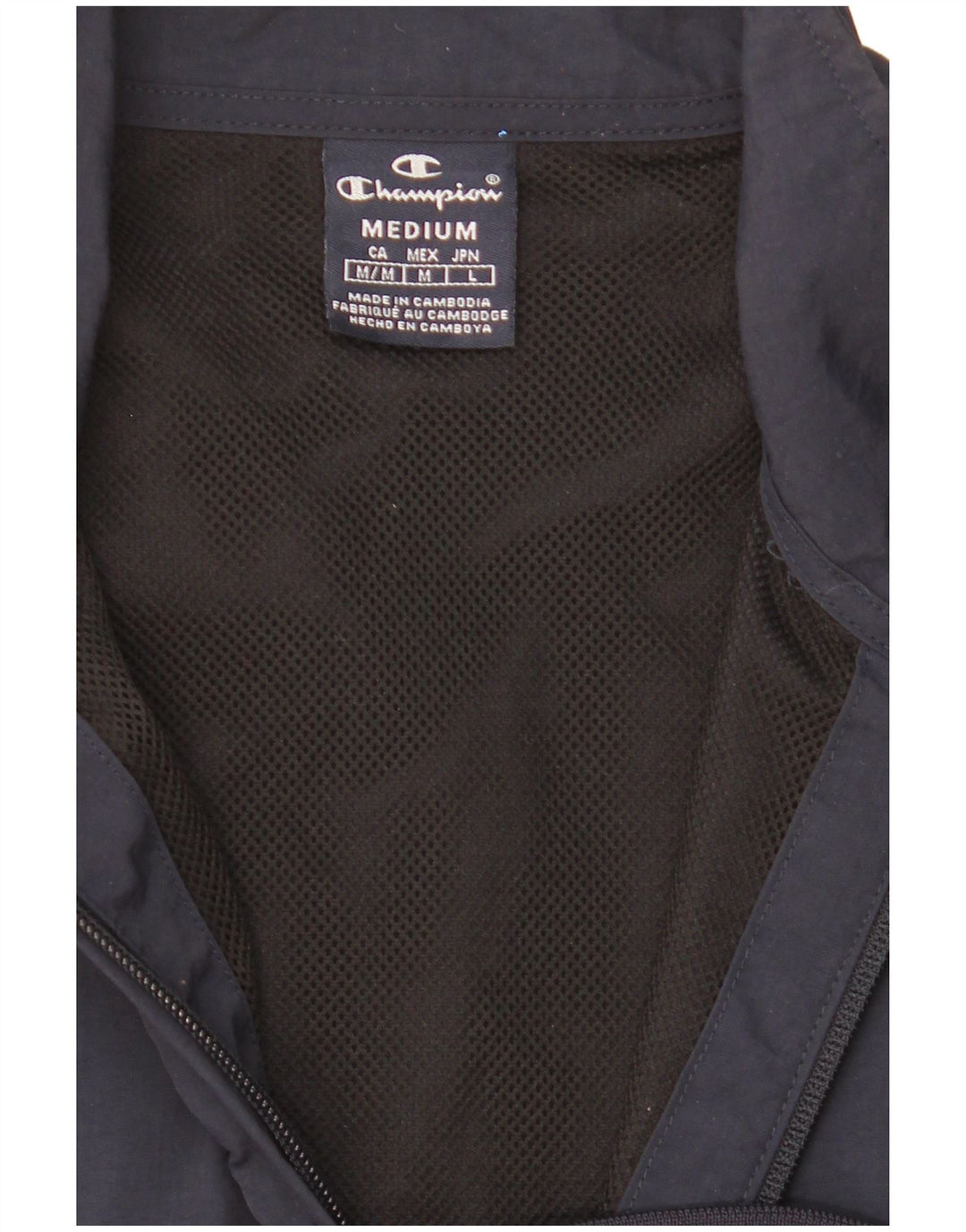 CHAMPION Giacca da tuta grafica da uomo medio blu navy