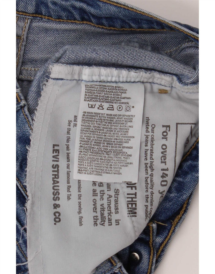 Pantaloncini di jeans da donna Levi's W28 cotone blu medio
