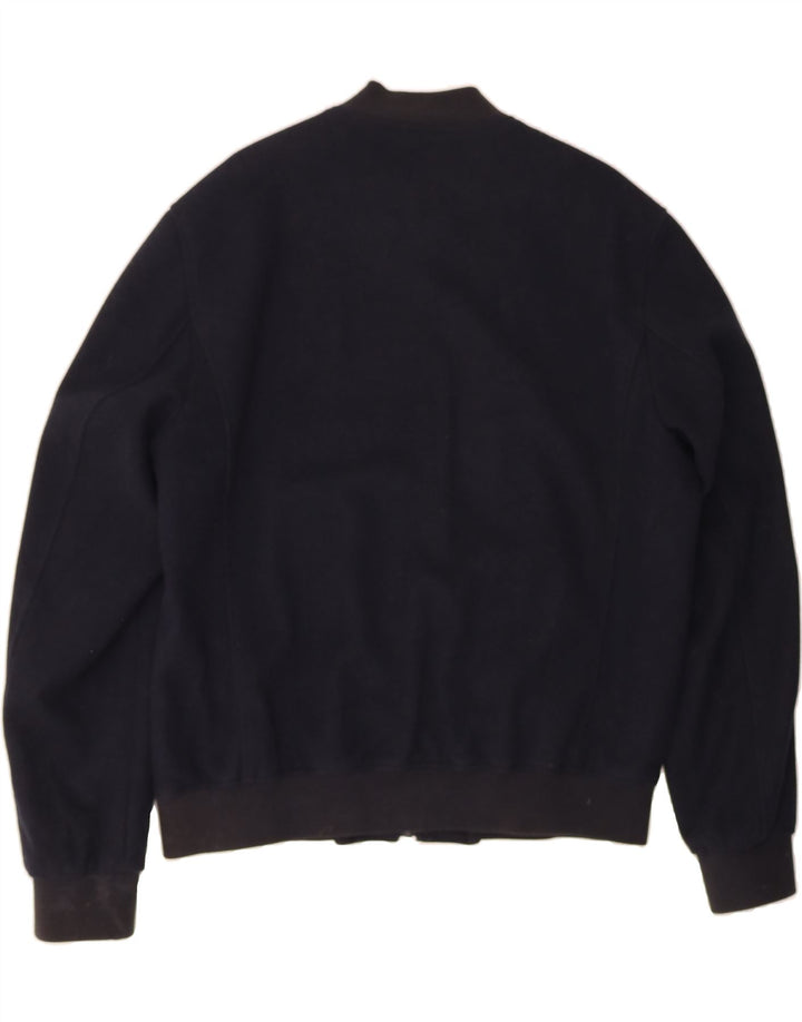 ESPRIT Mens Bomber Jacket UK 44 2XL Navy Blue Wool Vintage Esprit and Second-Hand Esprit from Messina Hembry 