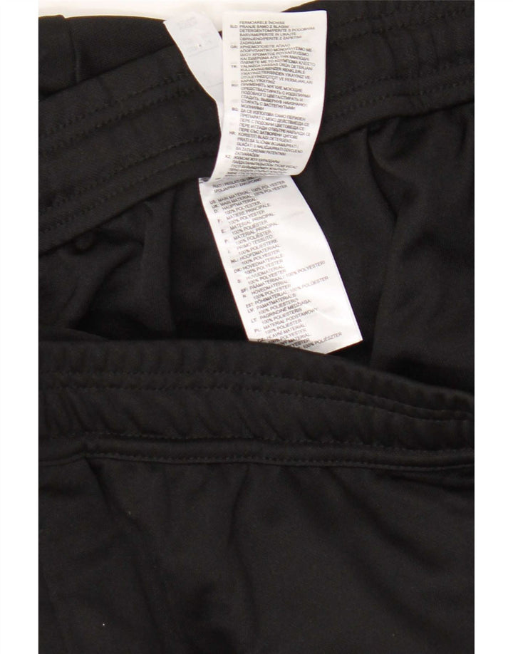 Pantaloni da tuta da uomo Adidas Large neri in poliestere