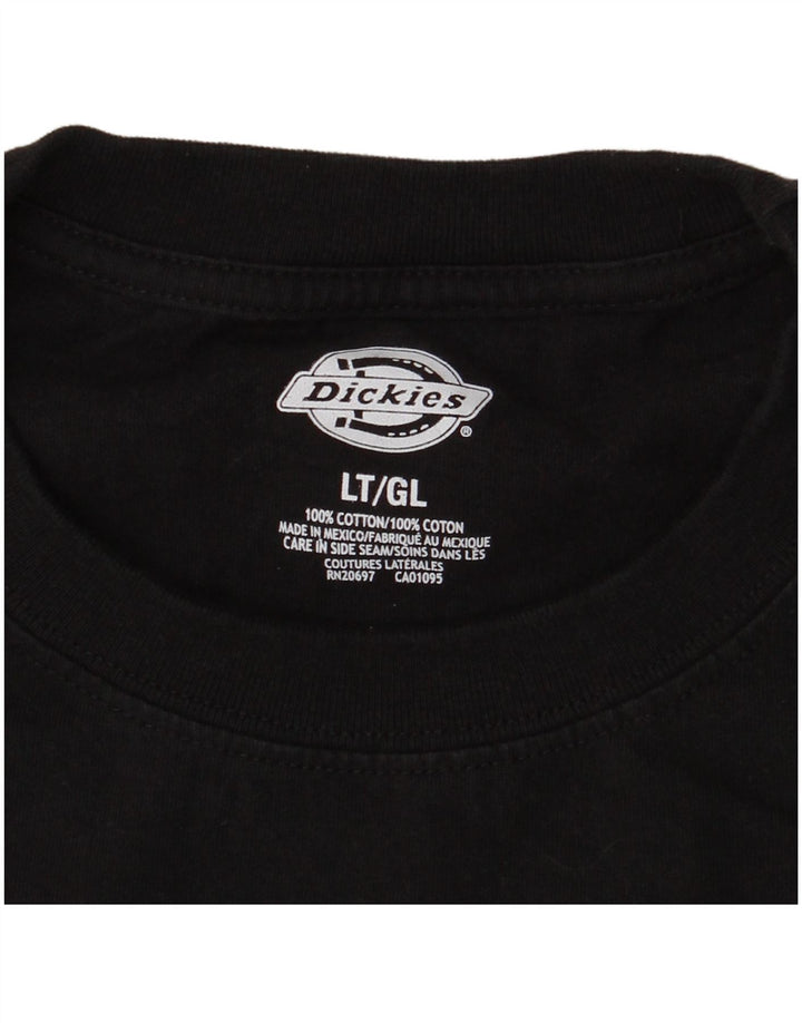 T-shirt da uomo Dickies Top grande in cotone nero