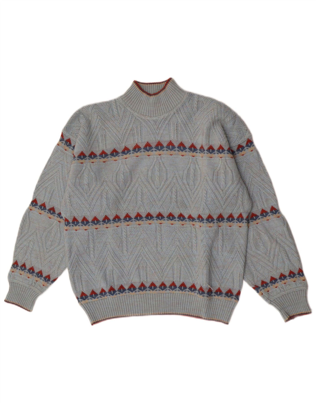 Maglione da uomo a collo alto Umberto Bilancioni IT 48 Blu medio