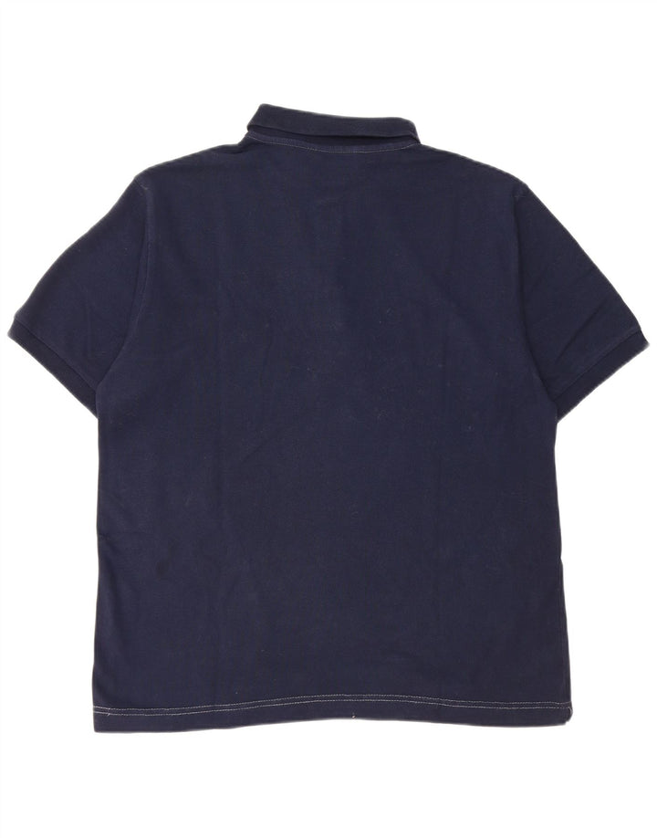 Polo Kappa Uomo Small Blu Navy in cotone
