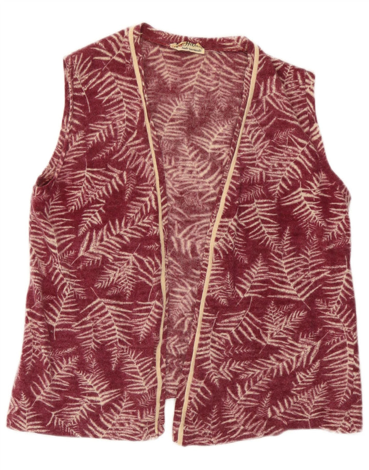 Set da 2 pezzi da donna Hilton UK 10 piccolo floreale bordeaux