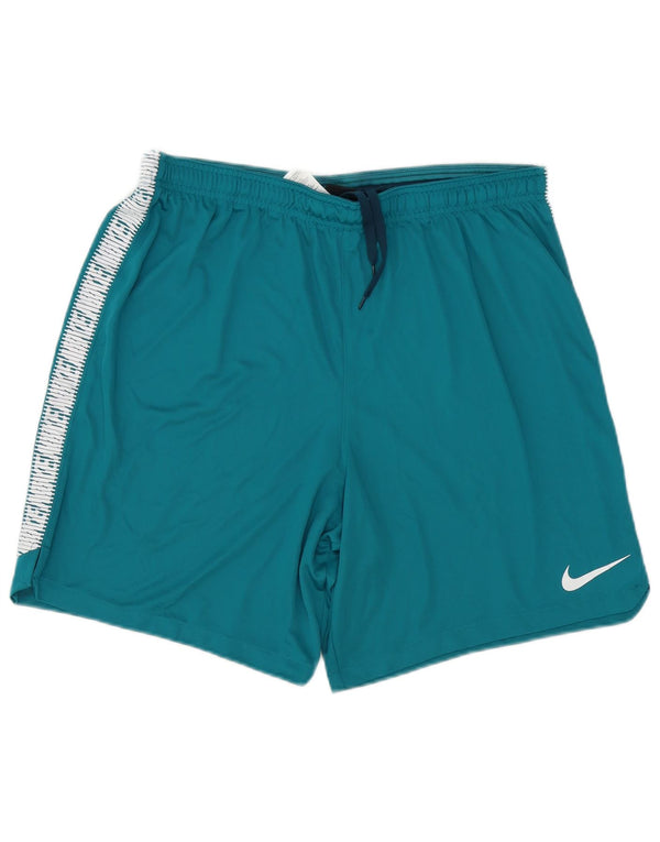 Pantaloncini sportivi Nike Dri Fit Graphic da uomo 2XL poliestere blu