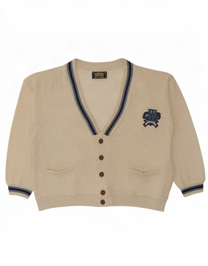 Giacca da ginnastica da uomo dalla vestibilità ampia Great Bay, beige medio chiazzato