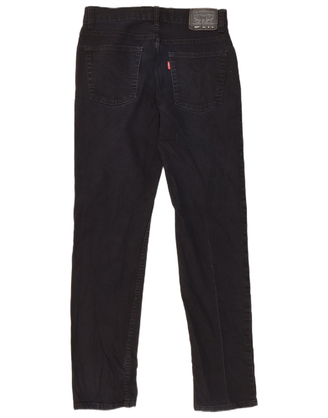 Jeans Levi's da donna 502 affusolati regolari W28 L30 cotone blu navy