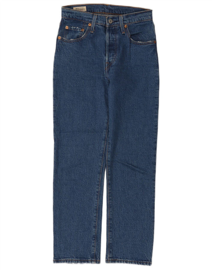Jeans dritti Levi's 501 da donna W25 L26 cotone blu