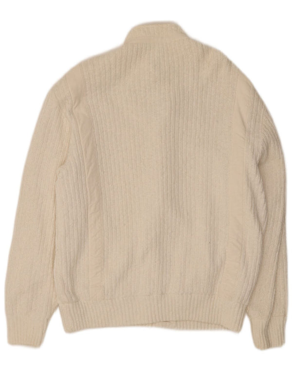 Maglione Cardigan Uomo Navigare IT 50/52 Bianco Medio