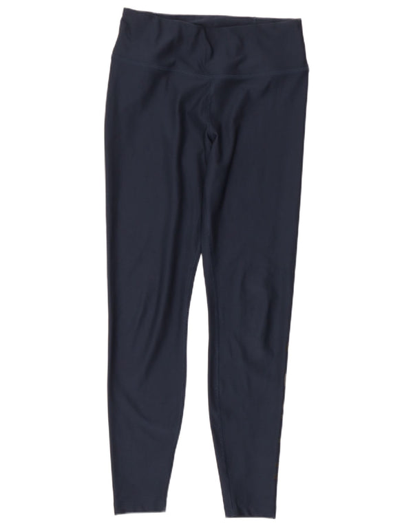 Leggings grafici Nike Dri Fit da donna UK 8 Small Blu Navy