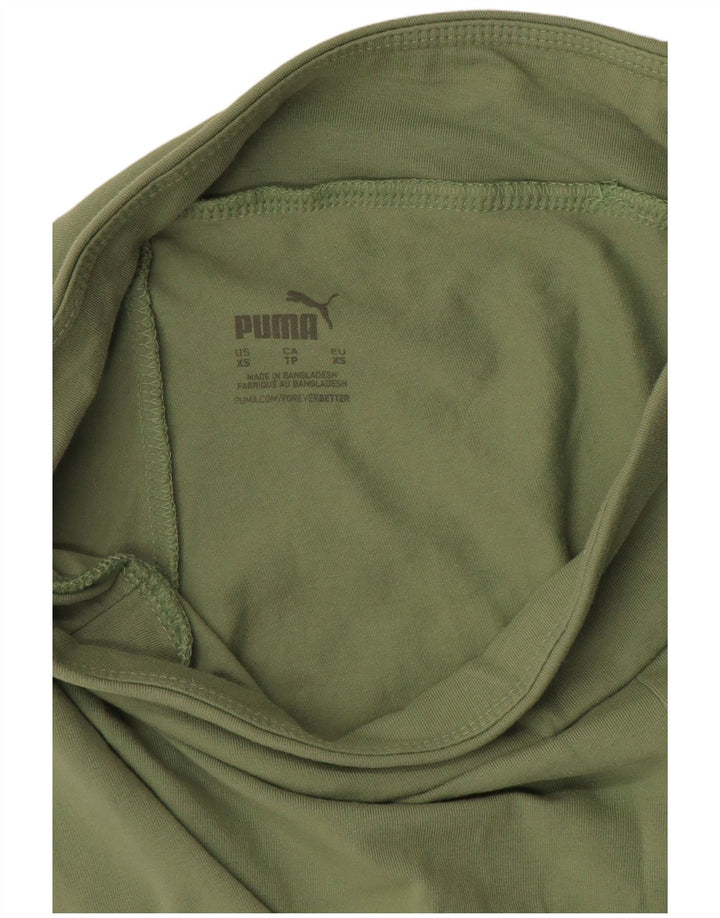 Leggings grafici da donna Puma UK 4 XS verdi