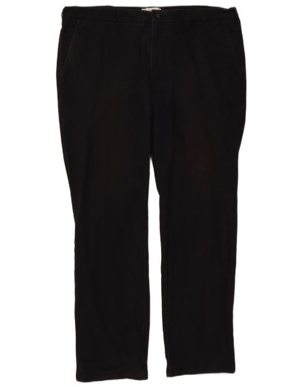Pantaloni chino dritti vestibilità regolare da uomo Marks & Spencer W40 L31 neri