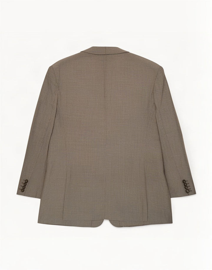 Giacca blazer a 2 bottoni Marks & Spencer da uomo UK 48 2XL lana marrone