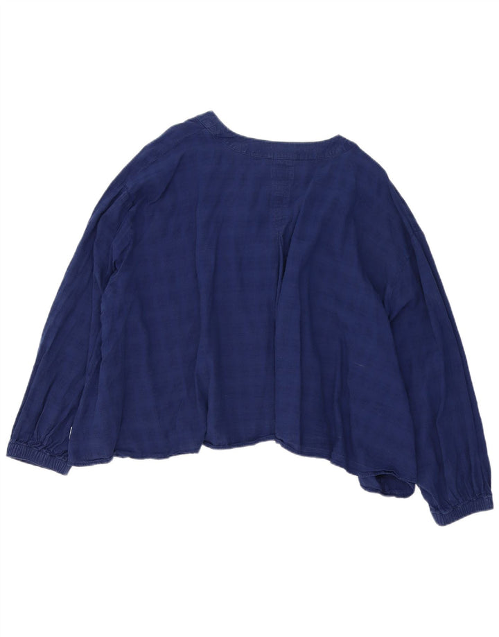 Camicetta oversize corta da donna Wrangler UK 10 piccola blu