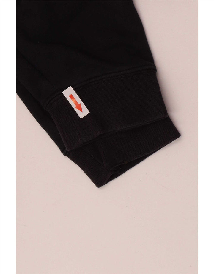 Felpa con cappuccio Nike Regular Fit da uomo, piccola, in cotone nero