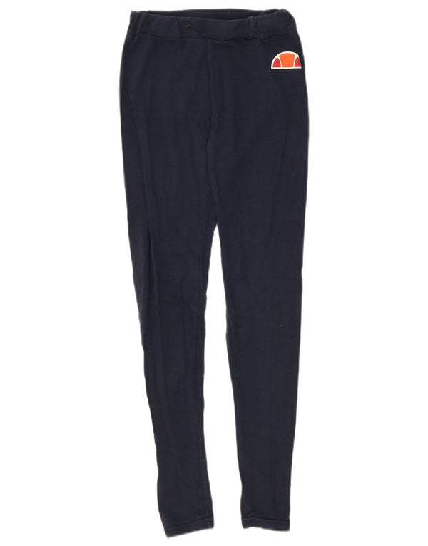 Leggings da donna Ellesse UK 10 piccolo cotone blu navy