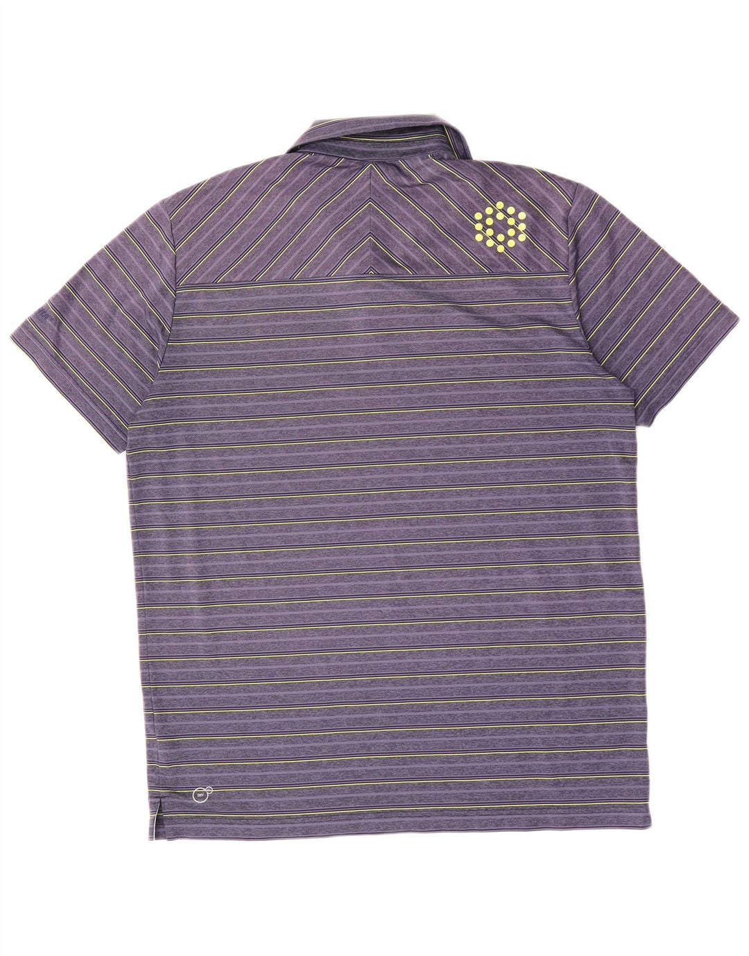 Polo PUMA da uomo a righe grandi viola