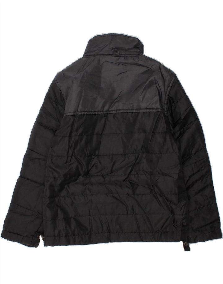 REEBOK Boys Padded Jacket 5-6 Years Black Polyester Vintage Reebok and Second-Hand Reebok from Messina Hembry 