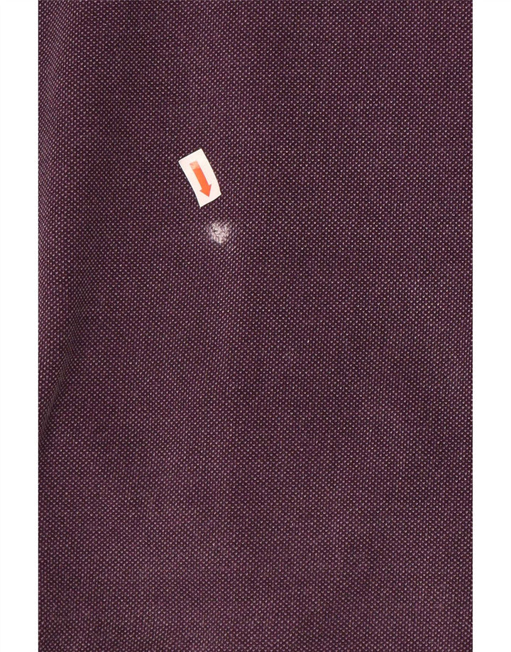 Felpa da uomo con collo con zip Fat Face Maglione cotone viola medio