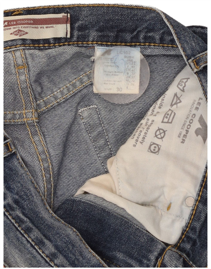 Jeans dritti da uomo Lee W32 L30 cotone blu