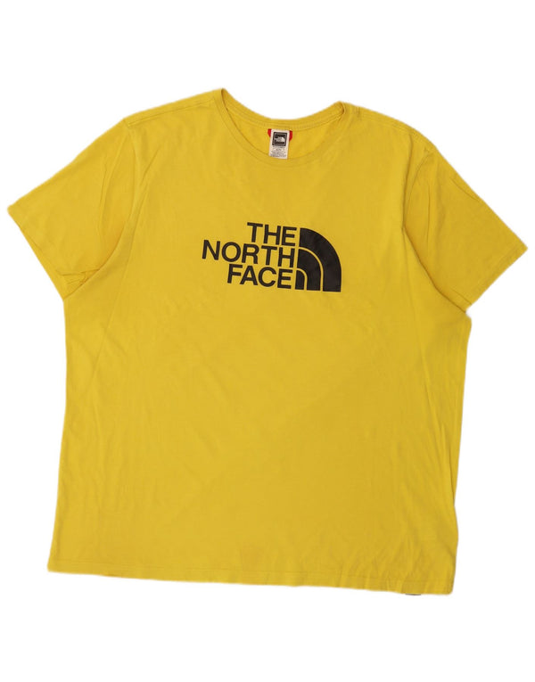 T-shirt grafica da uomo The North Face Top XL in cotone giallo