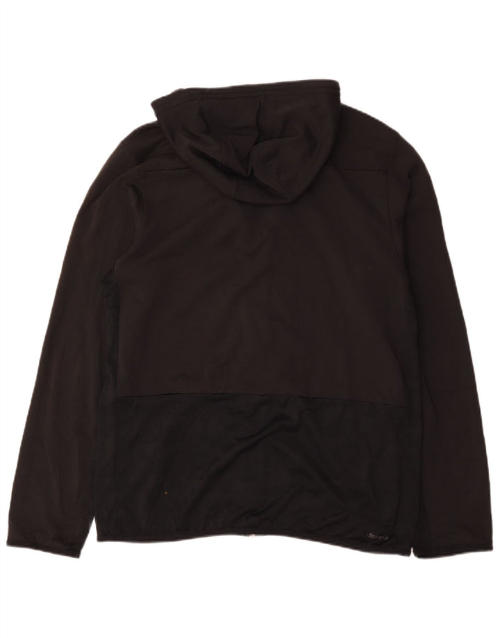 Giacca da ginnastica con cappuccio da uomo Adidas Medium nera