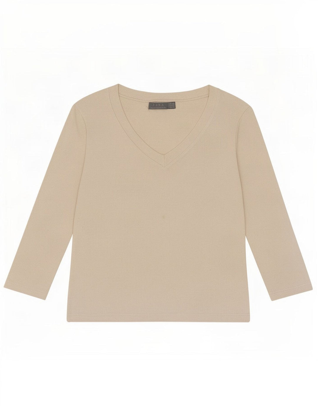 Top corto da donna Zara manica 3/4 UK 12 bianco medio