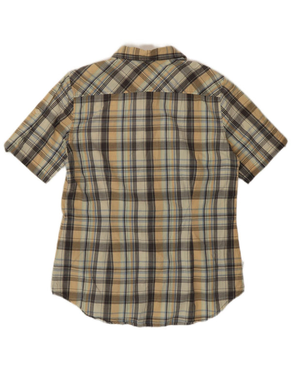 Camicia a maniche corte da donna Aigle EU 40 cotone scozzese medio multicolore