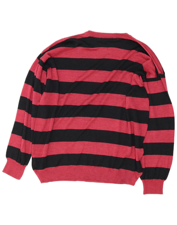 Maglione da uomo con scollo a barca Jockey IT 56 2XL Seta a righe rosa