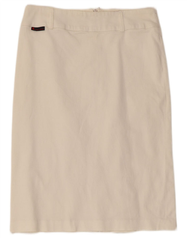 Gonna dritta da donna Dolce & Gabbana IT 42 media W30 cotone bianco