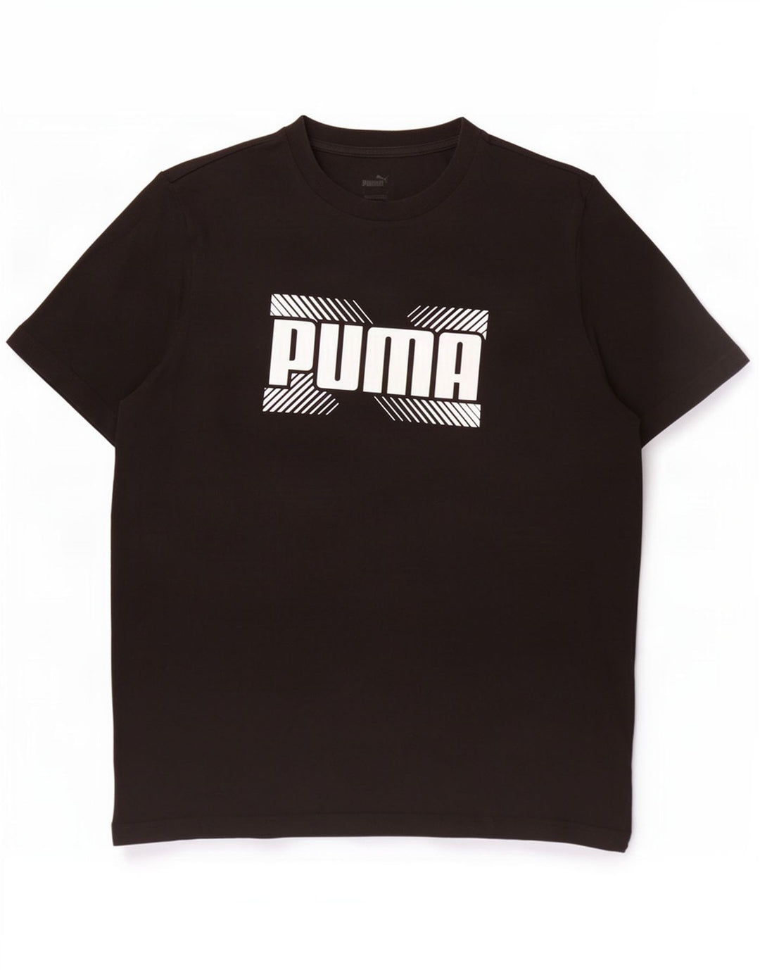 T-shirt grafica da uomo Puma Large nera