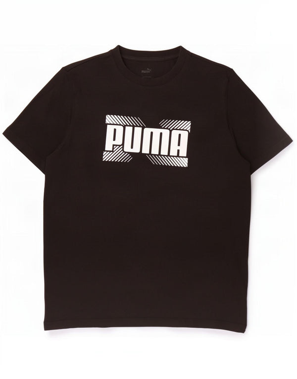 T-shirt grafica da uomo Puma Large nera