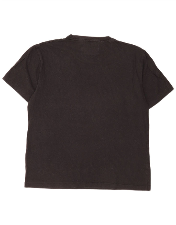 T-shirt da uomo Champion Top grande in cotone nero