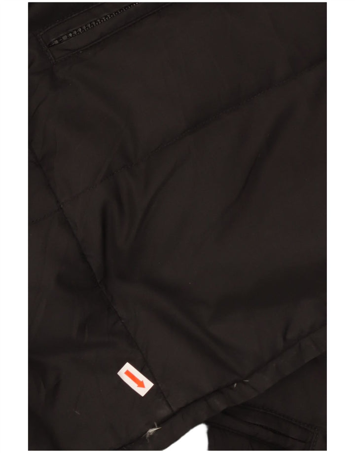 BELFE & BELFE Womens Oversized Padded Jacket IT 44 Medium Black Polyester