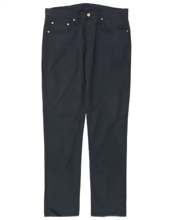 Levi's Uomo 511 Slim Jeans W32 L32 Cotone Blu Navy