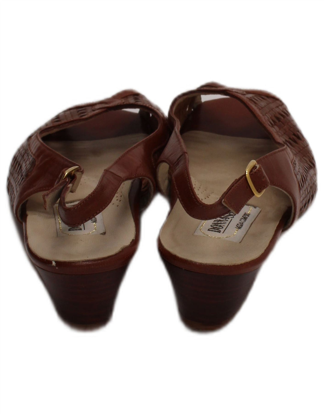 Donna Serena Sandali in pelle da donna Taglia UK 2.5 Pelle marrone