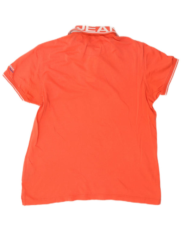 Polo grafica da uomo Harmont & Blaine in cotone arancione medio