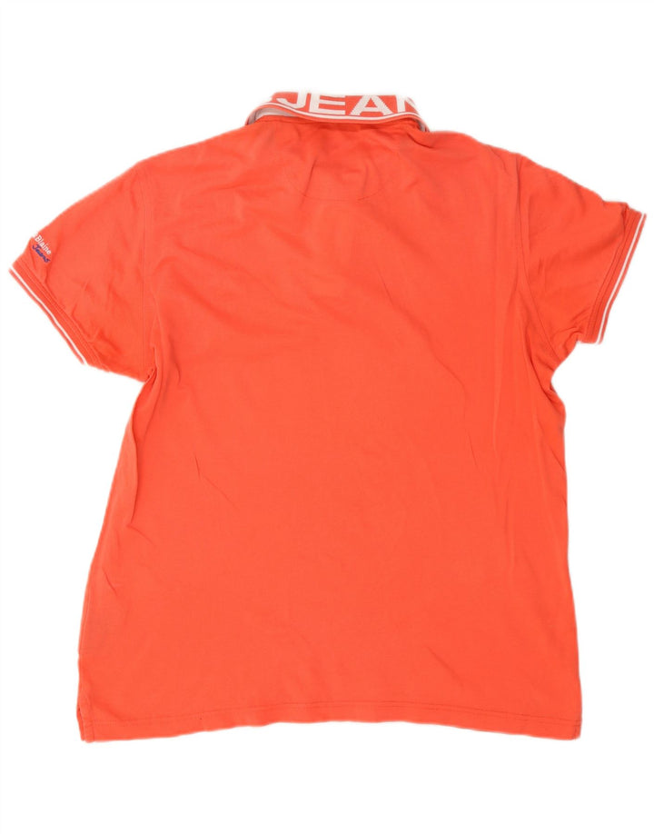 Polo grafica da uomo Harmont & Blaine in cotone arancione medio