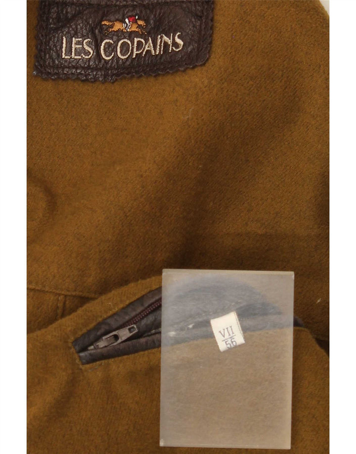 Gilet in pelle reversibile da uomo Les Copains IT 56 3XL Marrone