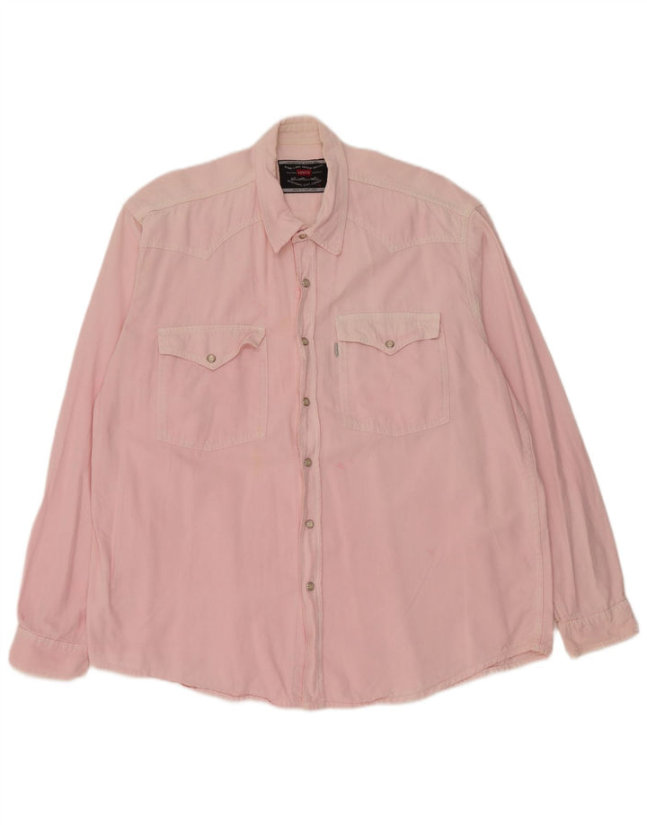 LEVI'S Camicia Uomo Large Rosa Cotone