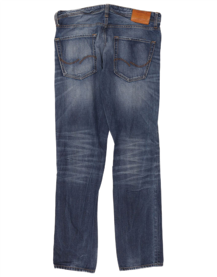 Jeans dritti Mike da uomo Jack & Jones W34 L34 cotone blu