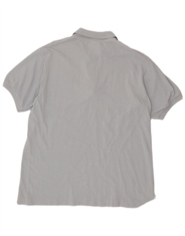 Polo da uomo Lacoste taglia 5 grande in cotone grigio