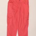 LEE Womens Relaxed Fit Cargo Capri Trousers US 6 Medium W30 L22 Pink Vintage Lee and Second-Hand Lee from Messina Hembry 