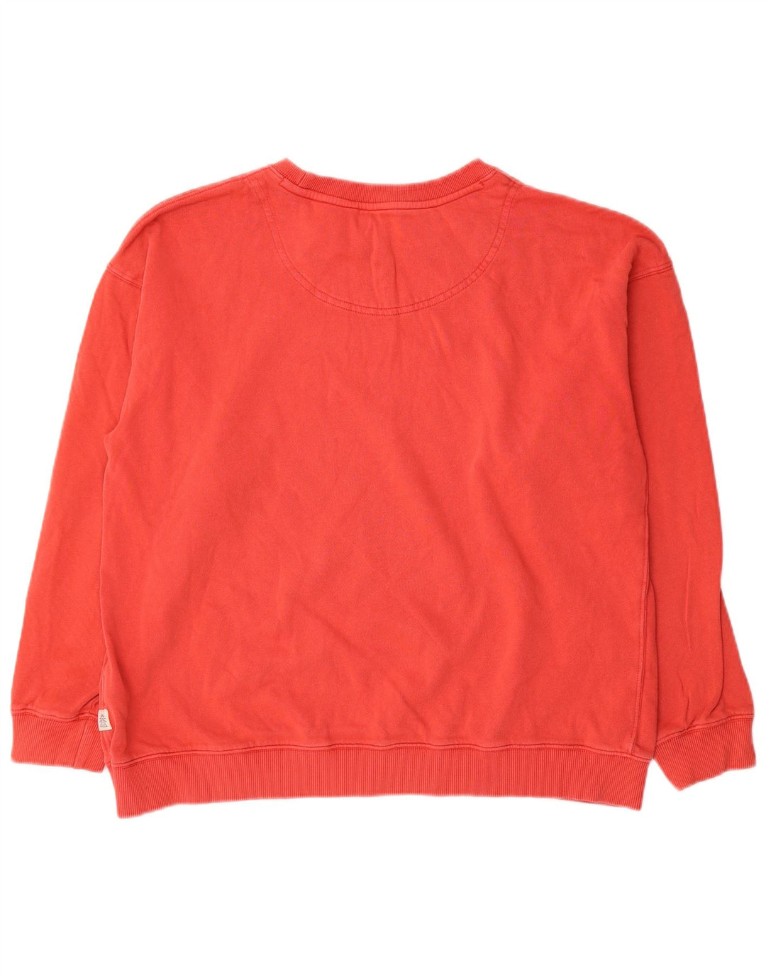 Felpa oversize da donna Fat Face, maglione, UK 14, grande, cotone rosso
