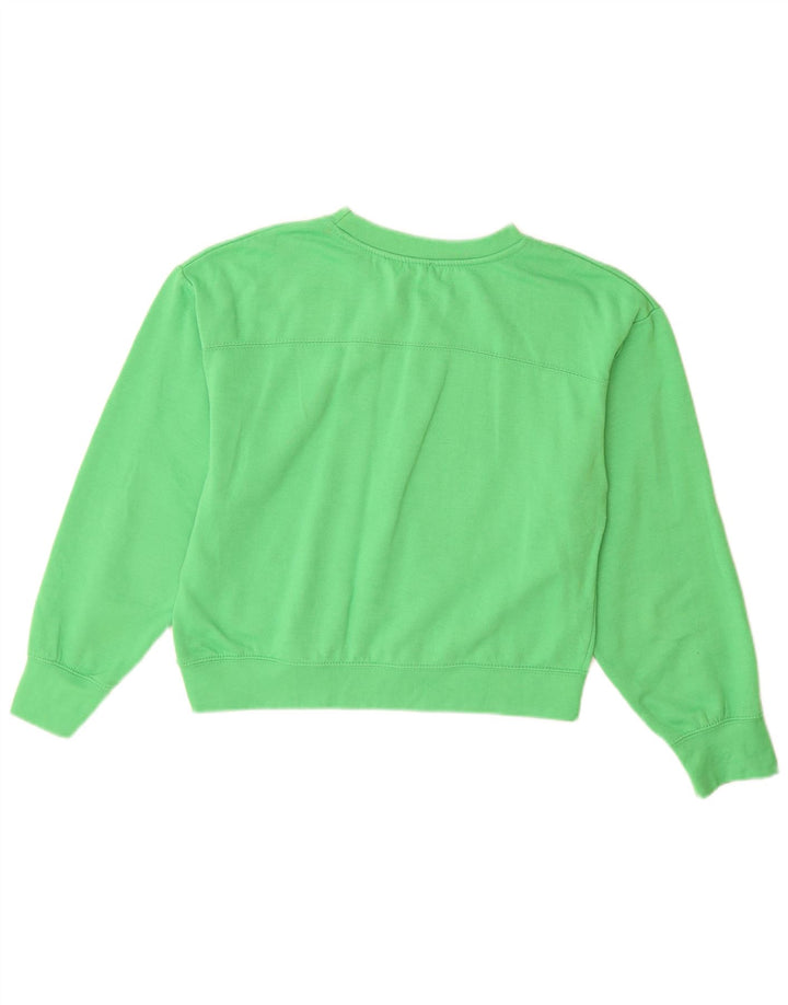 Felpa da donna Zara UK 10 piccola verde poliestere