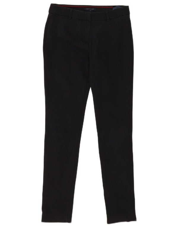 Pantaloni casual skinny da donna Tommy Hilfiger US 6 medi W30 L30 Blu navy