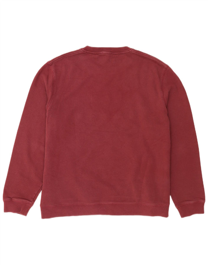 Ted Baker Felpa grafica da uomo Maglione taglia 5 XL Cotone bordeaux